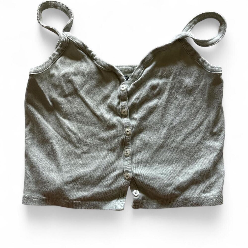 John-galt Women's Green and Blue Crop-top